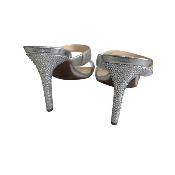 Jessica Simpson Omana Rinestone Strappy Heels Sandals Size 8 - Picture 6 of 12